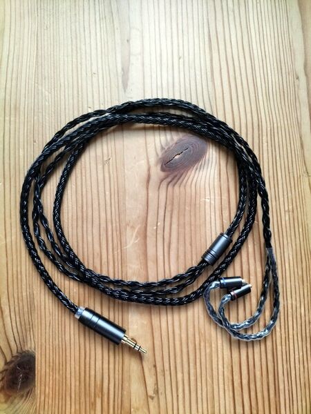 soundsgood kirin 単結晶銅 銀メッキ無酸素銅 16芯 mmcx 3.5mm