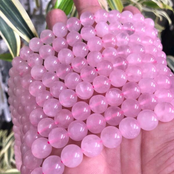 ローズクォーツ 10mm 連売り ブレスレット2本分