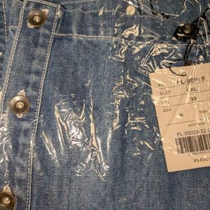 antiqua デニムサロペット オーバオール L~XL 32 新品大きめサイズ