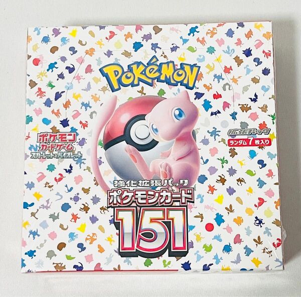 ポケモンカード 151 box 新品未開封 シュリンク付き