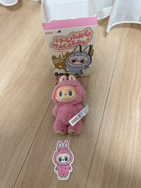 ラブブ LABUBU ポップマート マカロン ぬいぐるみ ペンダント