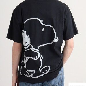スヌーピー デカスヌーピー バックプリント Tシャツ 半袖 メンズL B