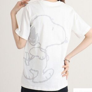 スヌーピー デカスヌーピー バックプリント Tシャツ 半袖 メンズL W