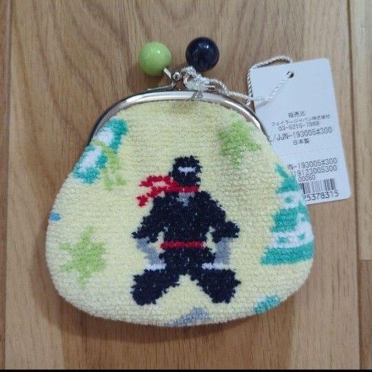新品 フェイラー ジャジャニンジャ がま口財布 コインケース がま口ポーチ 小銭入れ レア