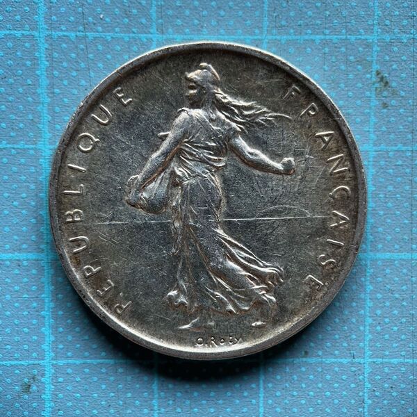 フランス古銭銀貨 5-1960