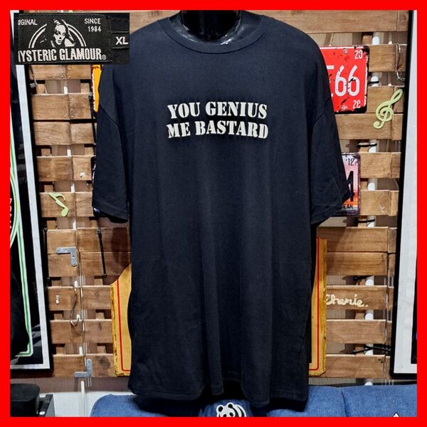 大きなサイズ! HYSTERIC GLAMOUR ヒステリックグラマー ビッグシルエット オーバーサイズ ロングTシャツ XL