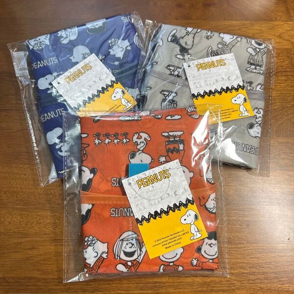 新品未使用 スヌーピー デイリーバッグ バッグ 折りたたみバッグ 3色セット 折りたたみ エコバッグ バック ショッピング