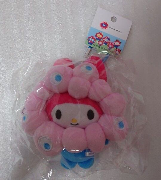 マイメロディー○ ミャクミャク なりきりぬいぐるみ カラビナ付き 大阪関西万博 万博会場内限定