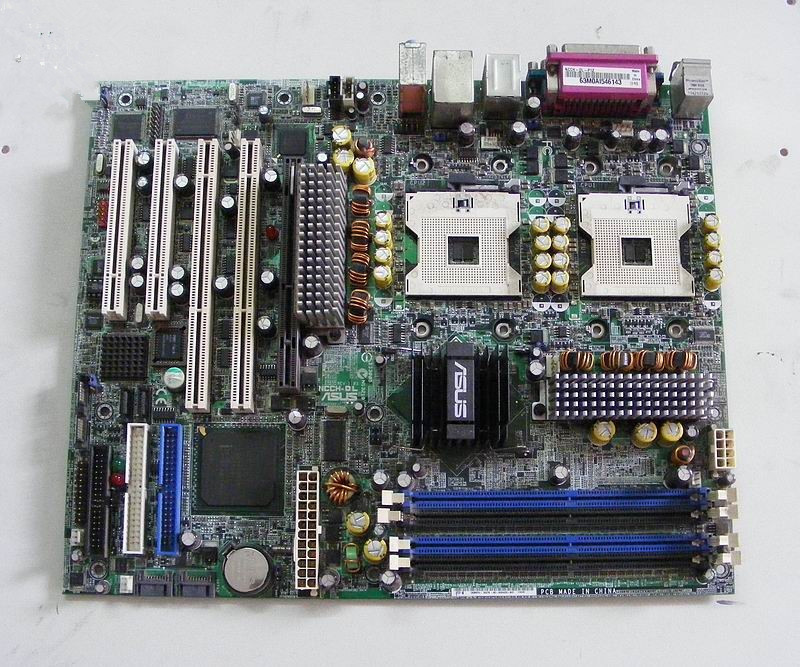 美品 ASUS NCCH-DL マザーボード Intel 82875P MCH Socket 604 2×Xeon