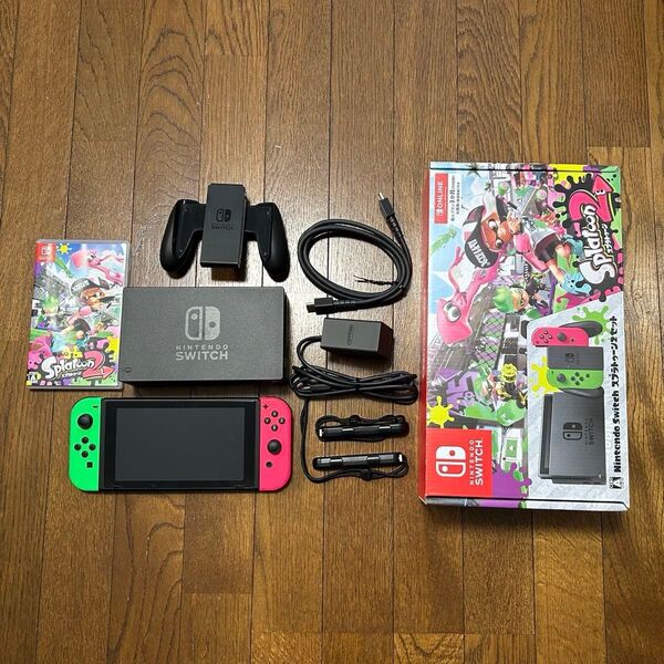 Nintendo Switch スプラトゥーン2セット セーフティーガイドなし 本体バッテリー未交換