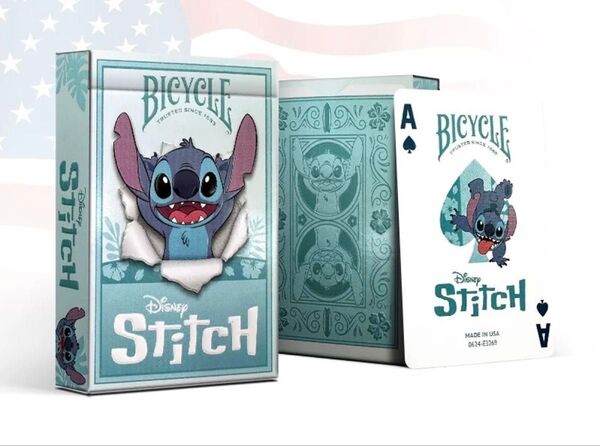 Bicycle スティッチのトランプ ディズニー トランプ スティッチ 新品