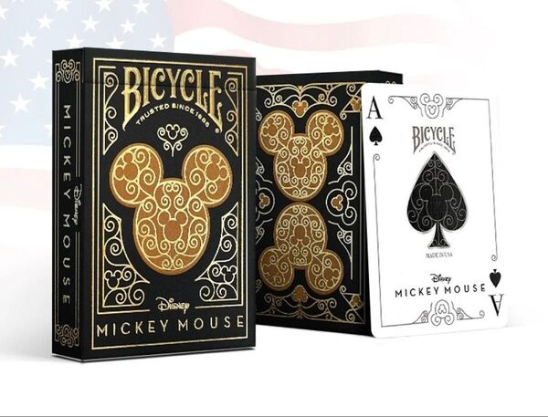 Bicycle Disney ミッキーBlack and Gold トランプ