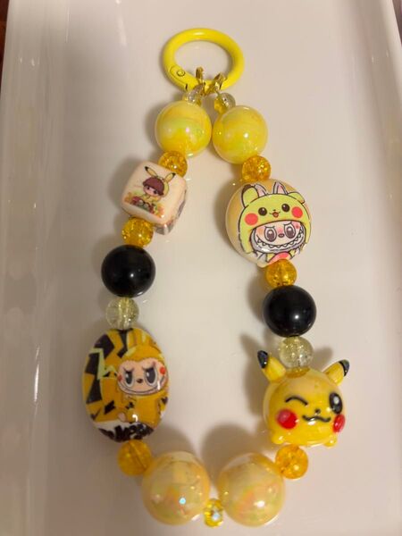 ハンドメイド キーホルダー ポケモン ラブブ ディモ