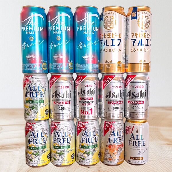 オールフリー ノンアルコール ライム オレンジ アサヒ ドライゼロ DRYZERO マルエフ 生ビール プレミアムモルツ 香る