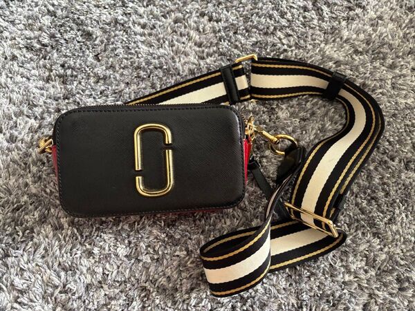 MARC JACOBS マークジェイコブス ショルダーバッグ スナップショット クロスボディ レザー 鞄