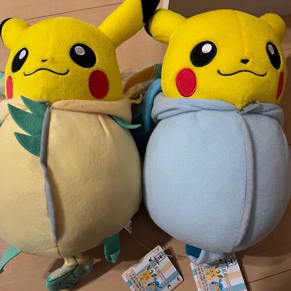 ポケモン ぬいぐるみ 2個セット リーフィア グレイシア ピカチュウ ねぶくろコレクション