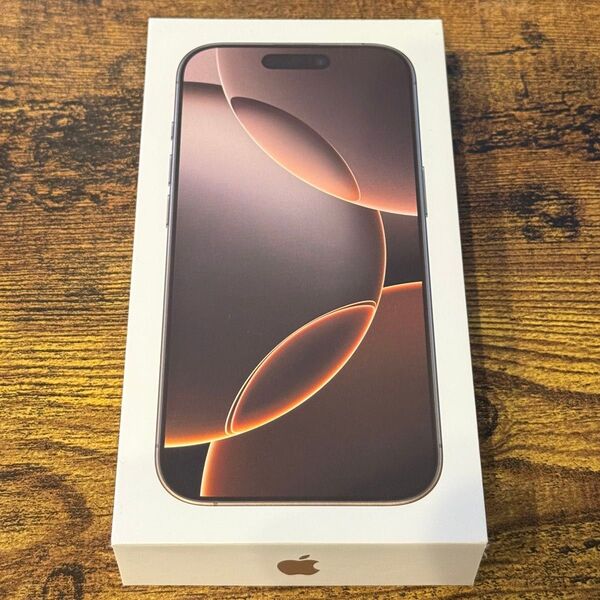 iPhone 16 Pro デザートチタニウム SIMフリー ケース付き