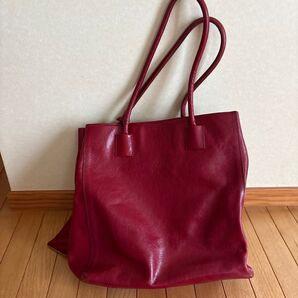 turkuaboレザートートバッグ レッド