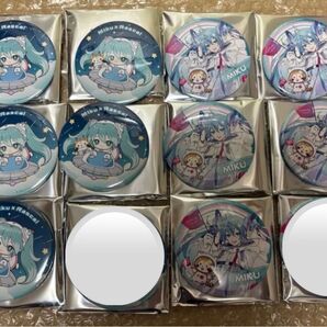 【缶バッジ 10点】初音ミク×ラスカル 2024 等身ミク5+SDミク5 ココラボ 宇宙 缶バッチ ラスカルコラボ マジミラ