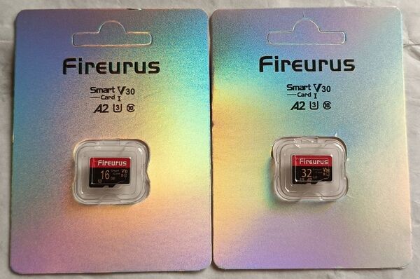 Fireurus Micro SD メモリー カード 32GB & 16GB 2個セット
