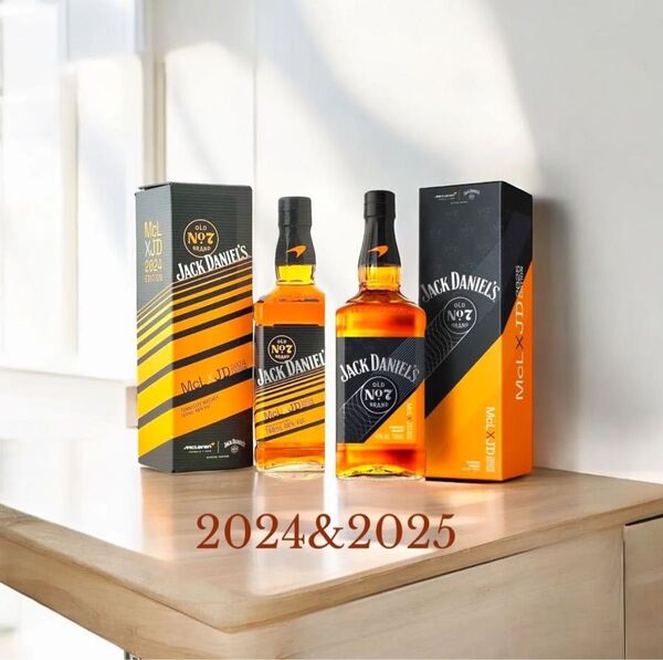 【2本セット】JACK DANIEL'S マクラーレン コラボボトル 2023&2024 未使用