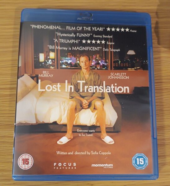 Blu-ray ブルーレイ 海外盤 ロスト・イン・トランスレーション lost in translation 洋画