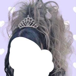 クーポンでお得にゲット!ティアラ ヘアアクセ 浴衣ヘアアクセ 平成ギャル 夏祭り 体育祭 パーティー