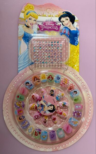 クーポンでお得にゲット!ディズニープリンセス ネイルチップ ・シール、ストーンシール キッズ用おしゃれセット