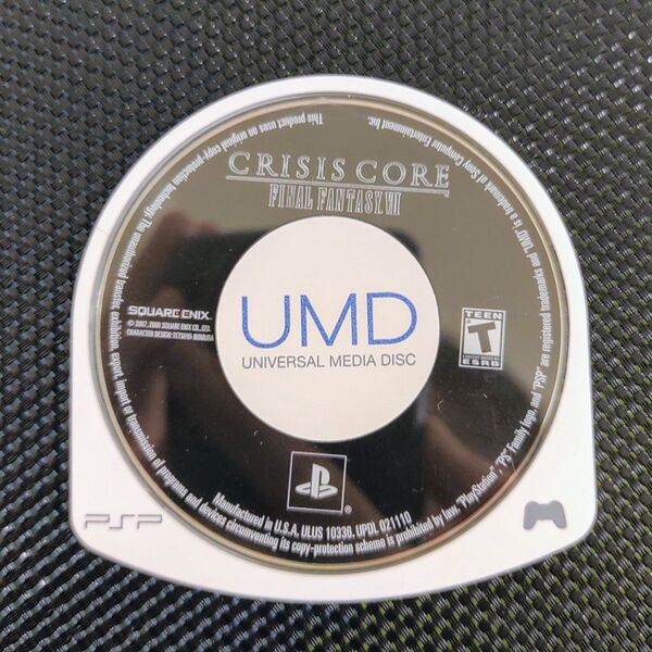 Crisis Core: Final Fantasy VII クライシス コア ファイナルファンタジーVII北米版 UMD