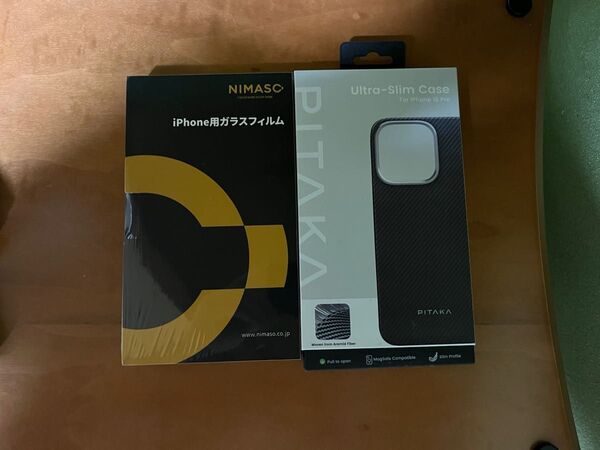 PITAKA iPhone16 pro用ケース+nimasoガラスフィルム