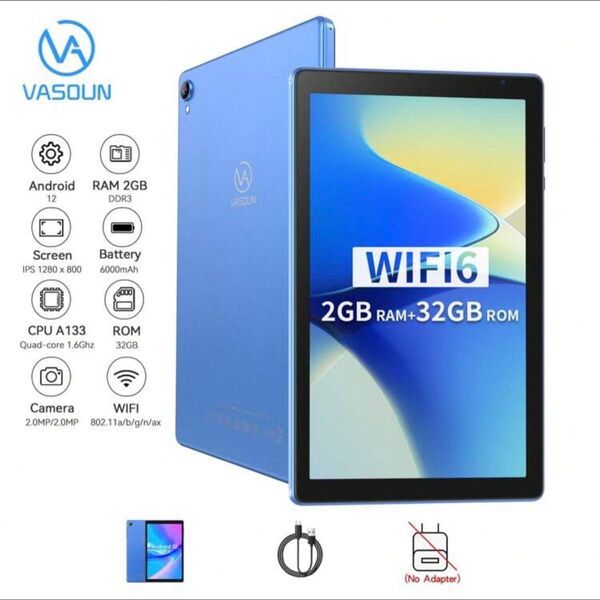 VASOUN TAB 10 Lite Androidタブレットパソコン
