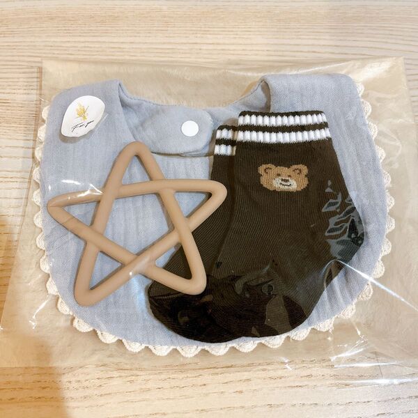 出産祝い ギフトセット 男の子 スタイ3点セット