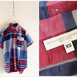 Engineered Garments エンジニアドガーメンツ POPOVER BD SHIRT チェック プルオーバーシャツ