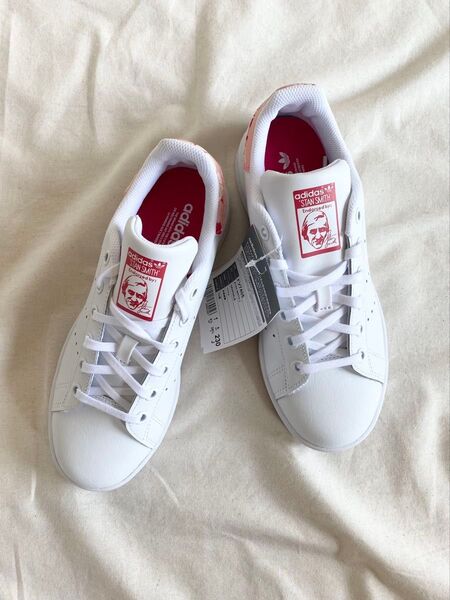 未使用タグ付 ADIDAS ORIGINALS アディダス STAN SMITH スタンスミス スニーカー 23cm 白 ホワイト