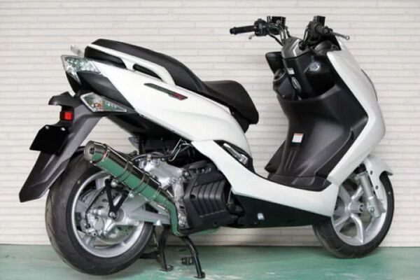 SALE 新品商品 即納 HMS ホンダ PCX125/150 (JF81/KF30) バイクマフラー R300 アップタイプ