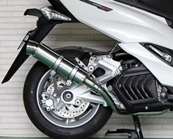 SALE 新品商品 即納 HMS ヤマハ マジェスティS (JBK-SG28J) バイクマフラー R300 アップタイプ