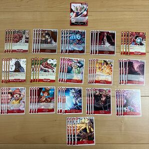 ヤマト便 ワンピースカード 師弟の絆 R以下 赤 4コン レイリー デッキ R以下 赤 4コン