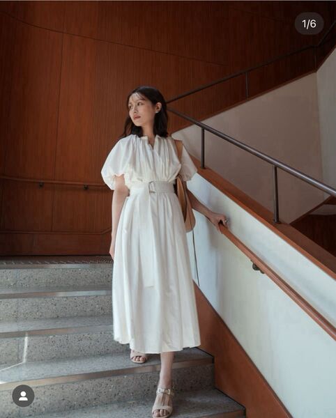 【完売品】laubeblanc Balloon sleeve volume dress