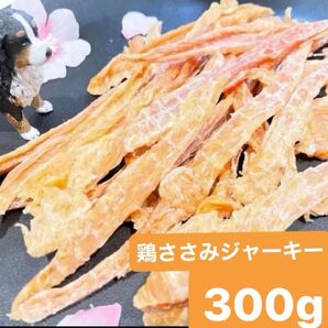 国産鶏ささみジャーキー 《お得な300g》犬猫用おやつ