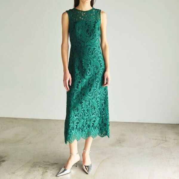 GRACE CLASS グレースコンチネンタル La notte New Classic Dress レースロングワンピース 36