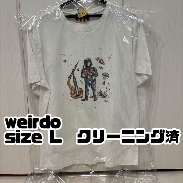Weirdo Print T-shirt クリーニング済