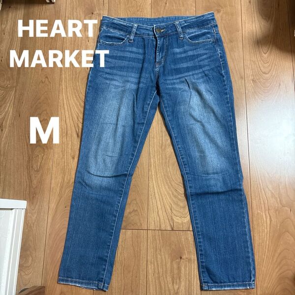【HEART MARKET】ハートマーケットクロップド丈デニム ブルー M
