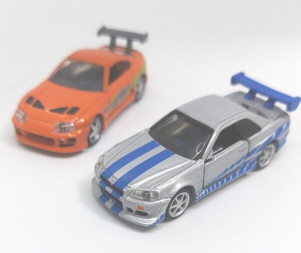トミカプレミアム unlimited ワイルドスピード BNR34 SKYLINE GT-R スープラ