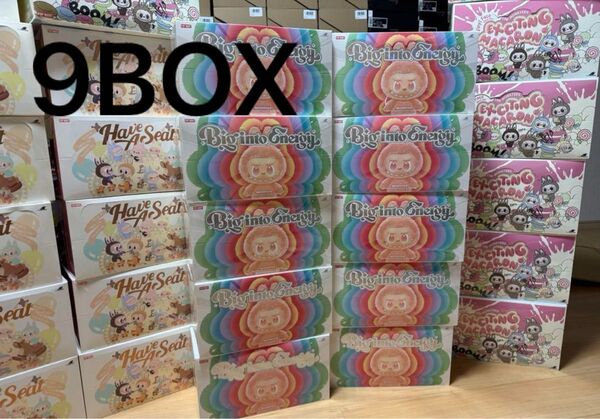 POP MART THE MONSTERS Labubu Big into Energyシリーズぬいぐるみペンダント 9BOX