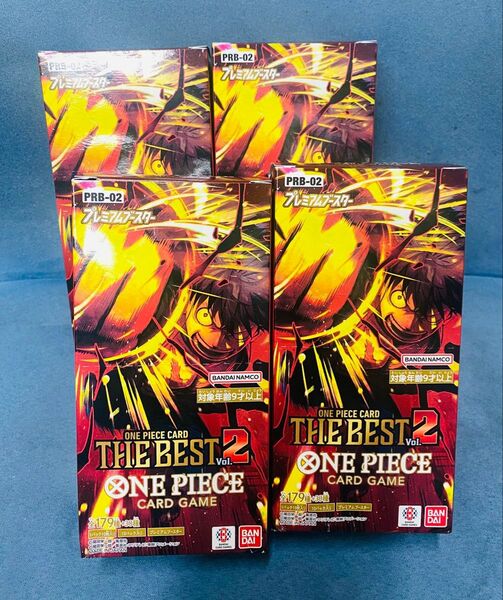 ★ワンピースカード ONE PIECE CARD THE BEST vol.2 4BOX 未開封
