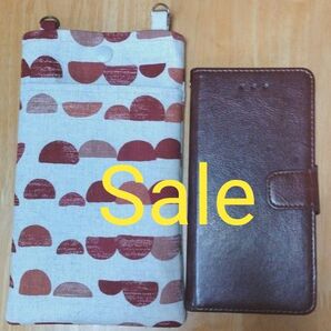 ハンドメイド スマホショルダー スマホポーチ スマホバッグ サコッシュ ポシェット 軽い