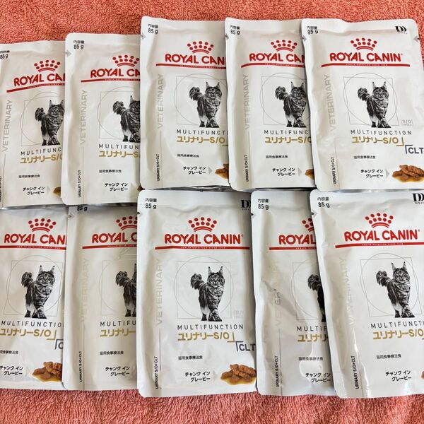 ROYAL CANIN ロイヤルカナンユリナリーS/O +CLT 猫用 ウエットパウチ 85g×10袋