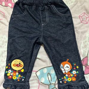 アンパンマン ドキンちゃん デニム風 ズボン