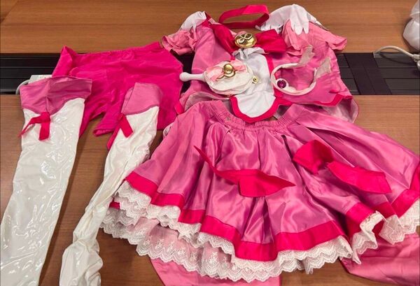 スマイルプリキュア キュアハッピー コスプレ衣装 XLサイズ