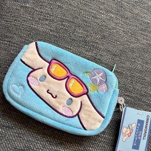 しまむら サンリオ コラボ 日焼け マルチティッシュケース シナモロール ポーチ サンリオ シナモン